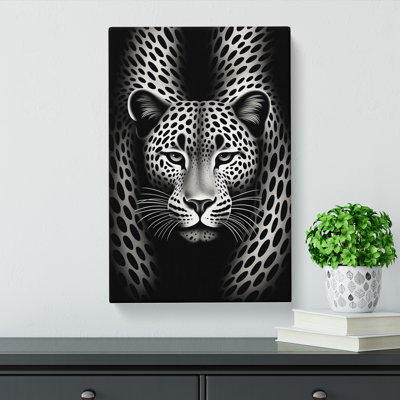 Cheetah Op - Wrapped Canvas