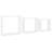 Dawnview 3 Piece Square Floating Shelf-166543445