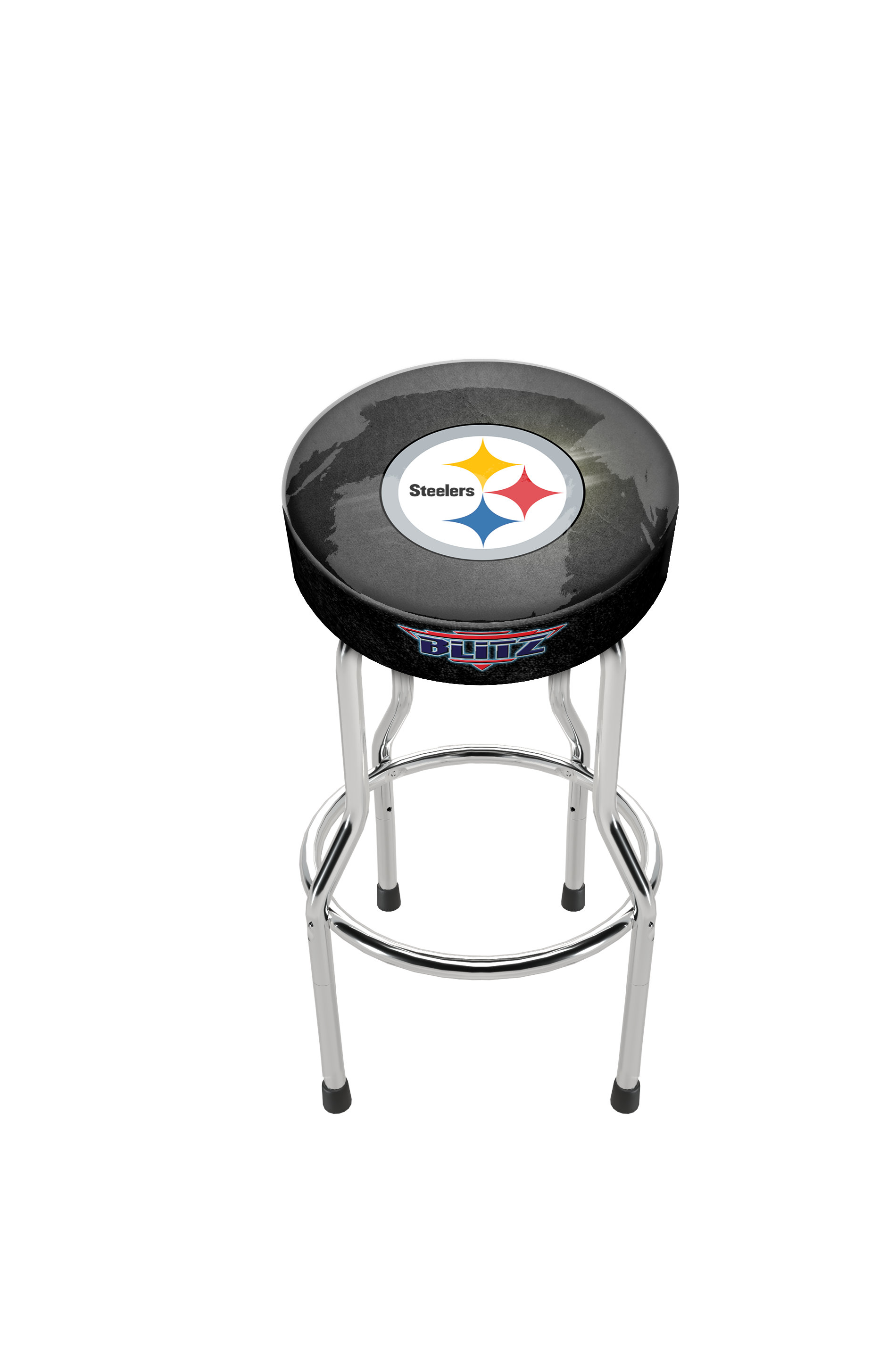 Arcade 1Up Pittsburgh Steelers Adjustable NFLBlitz Team Pub Stool