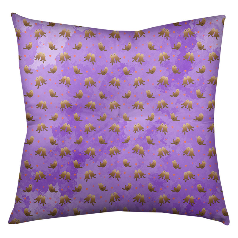 Coussin de sol Katelyn Elizabeth, 30 po x 30 po, Mauve