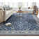 Bungalow Rose Adrith Mardin Modern Vintage Boho Dark Blue Area Rug