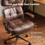 Fauteuil de bureau ergonomique ergonomique, siège capitonné extra large, fauteuil de bureau inclinable à haut dossier avec support lombaire, pivotant et confort en forme de nuage-218052436-218052437-218052435