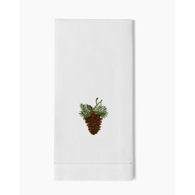 Pinecone Holly Towel