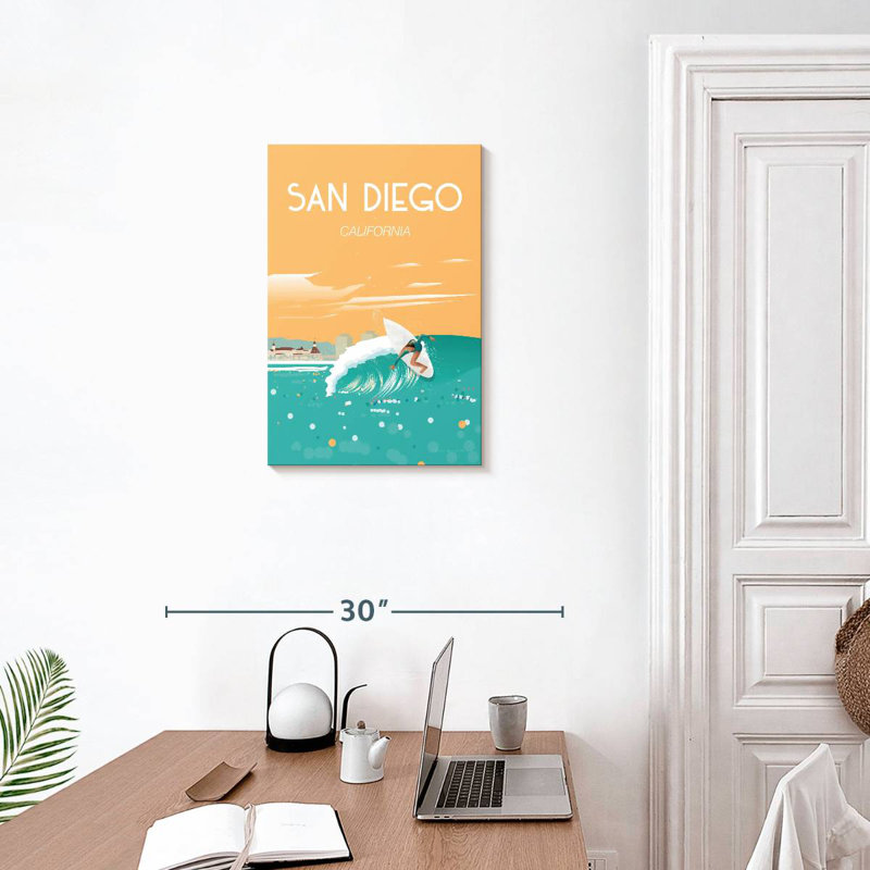 Aime, San Diego, Californie, H 24 po x l 16 po