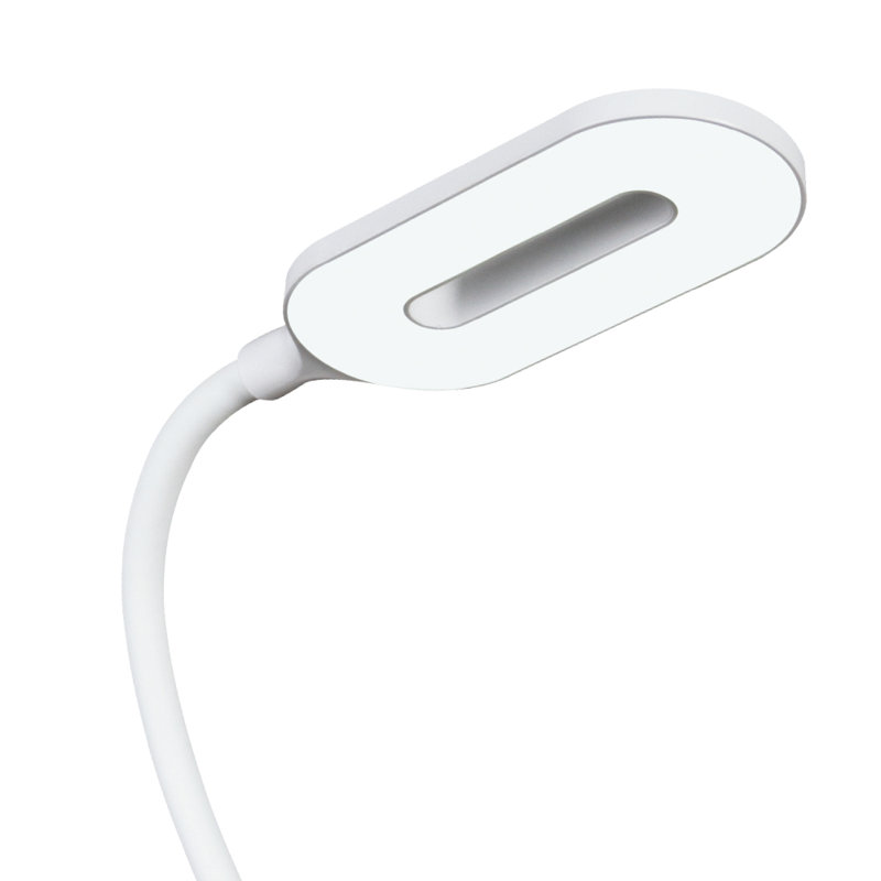 OttLite Organizer LED Desk Lamp Wireless Charging, 3 Colors, Dimmable, Flexible Neck, Storage Area