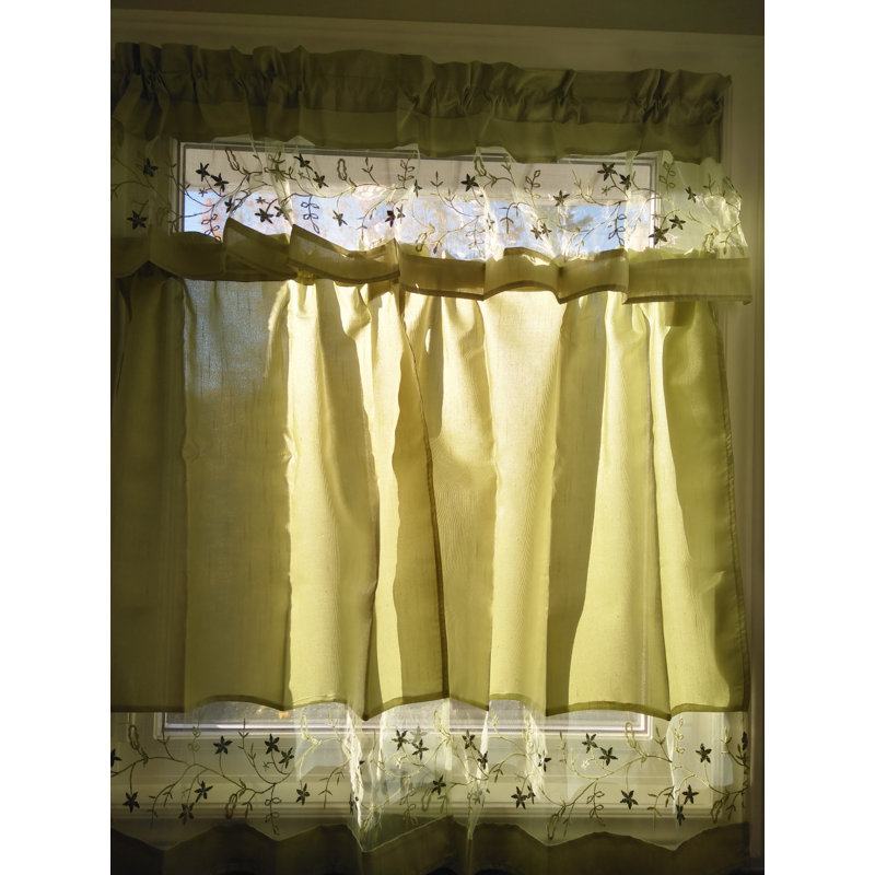 Rideau de cuisine Rosio, Vert