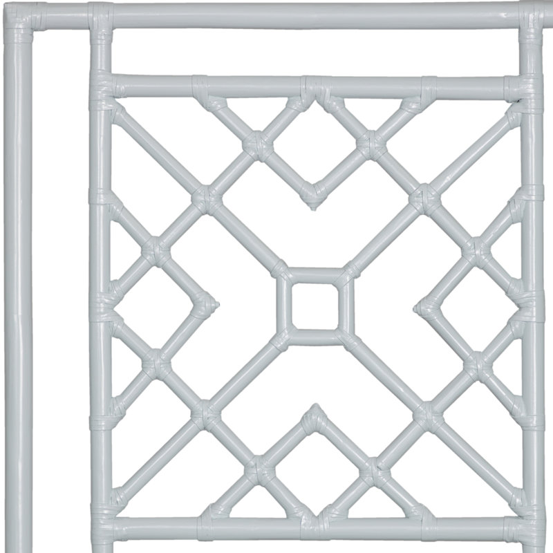 Camden Open-Frame Headboard, Light Blue, Queen