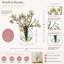 Organic Modern Butterfly Magnolia Arrangement