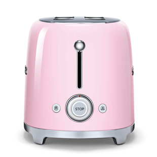 Grille-pain à 2 tranches de style rétro des années 50 de SMEG