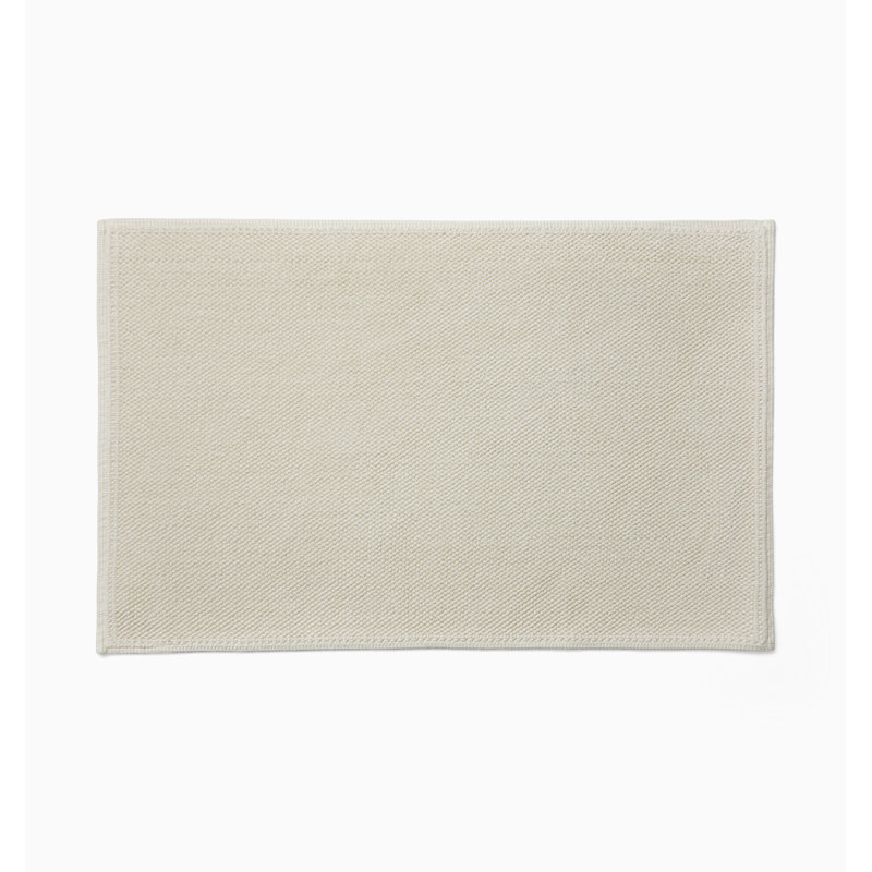 Osini Bath Rug,  Single - 59" L x 23" W, Ivory