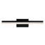 1 Light Vanity Lights Wall Light Black Contemporary