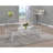 Chrome Square Glass Top End Table