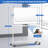 Large Rolling White Board Easel On Wheel, Maxtek 48X32 Inches Double-Sided Mobile Whiteboard, Reversible Magnetic Dry Erase Board Easel Standing Whiteboard On Wheels For Home Office Classroom-100508413