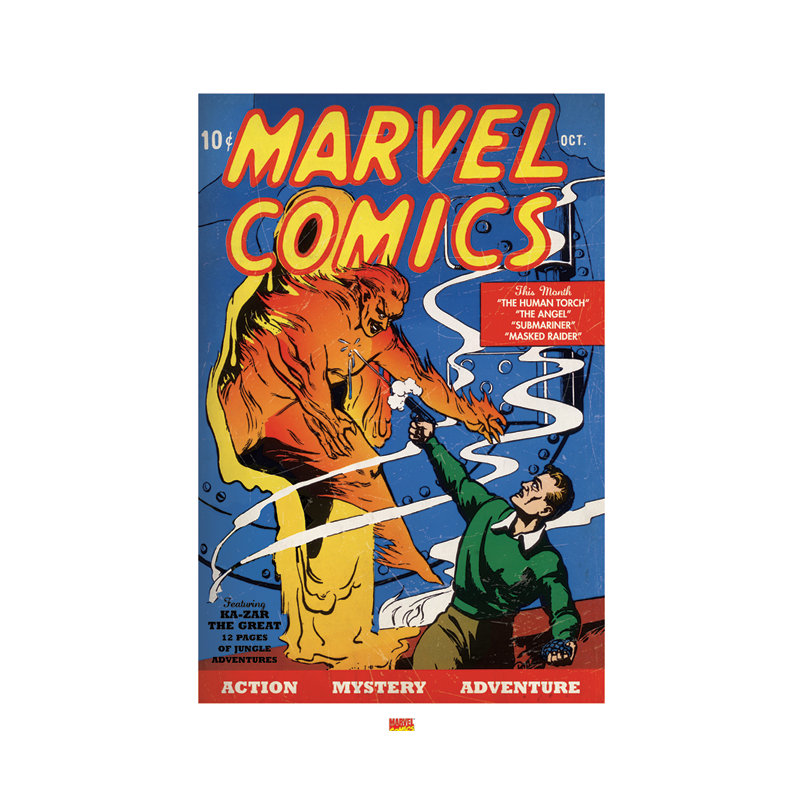 Human Torch - Square Print