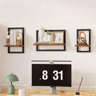 40cm W Metal Wall Mounted Shelving Unit