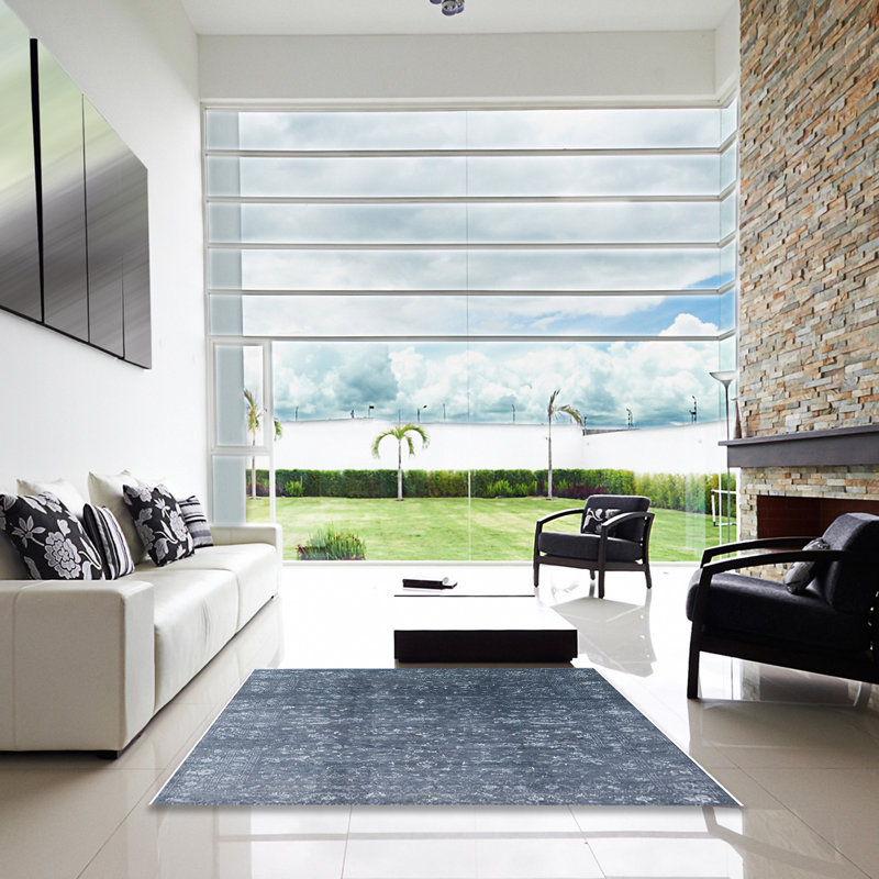 Husby Oriental Indoor Rug, Square 4'