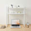 Organisateur de bureau blanc 29,5 pouces