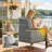 5 Piece Sofa Seating Group with fire pit and Cushions-1400947290