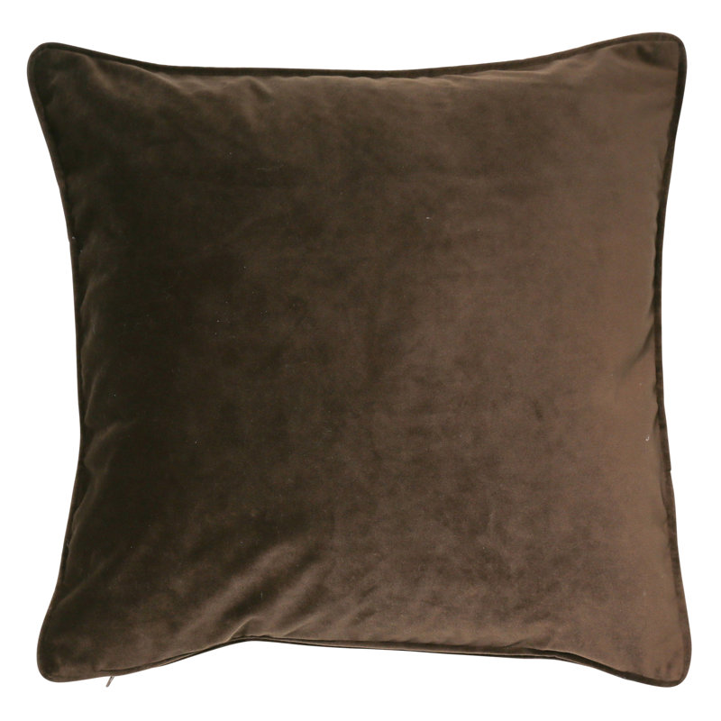 Leticija Square Cushion, 43" H x 43" W x 16" D, Chocolate