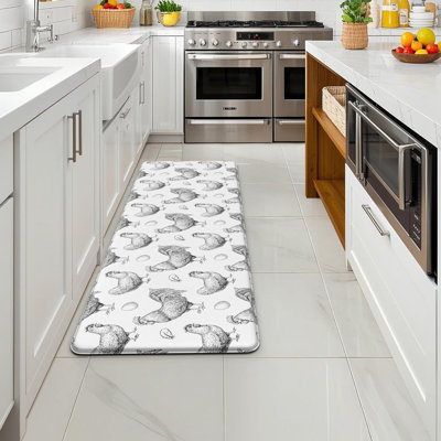 Sunflower Anti Fatigue Kitchen Mats for Floor