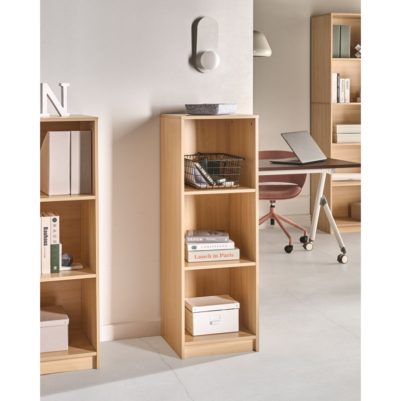 Borislavka 117cm H x 40cm W Standard Bookcase, Brown
