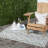 Bertka Performance Geometric Indoor/Outdoor Area Rug-15991549