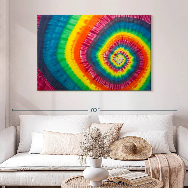 Avery Spiral Tie Dye abstrait