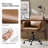 Norven 25.5'' W Modern Tilting Office Chair with Adjustable Backrest-1180721690