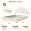 Base de lit tapissier avec 2 tiroirs de rangement Modern - Boucle Modern-1943756297-1943756535
