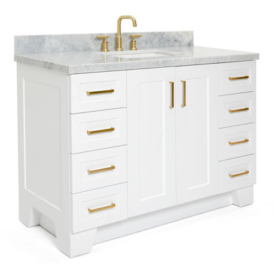 Freitas 48'' Solid Wood Single Bathroom Vanity