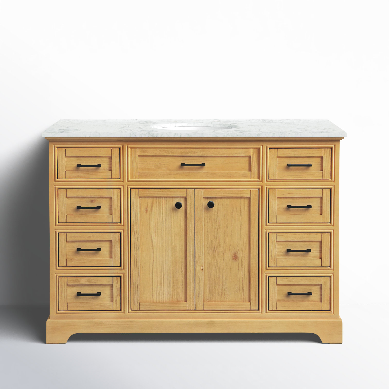 Hermes 48'' Single Bathroom Vanity, Light Brown