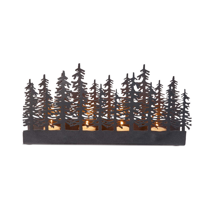 Bougeoir de table en fer 6,3 po