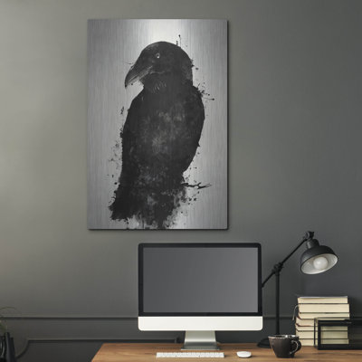 The Raven by Nicklas Gustafsson, on Brushed Aluminum
