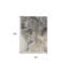 Tapis abstrait gris et ivoire 8 pi x 11 pi
