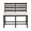 Mobilier de salle à manger de style classique à finition espresso foncé à hauteur de comptoir et banc 1pc-2115990030