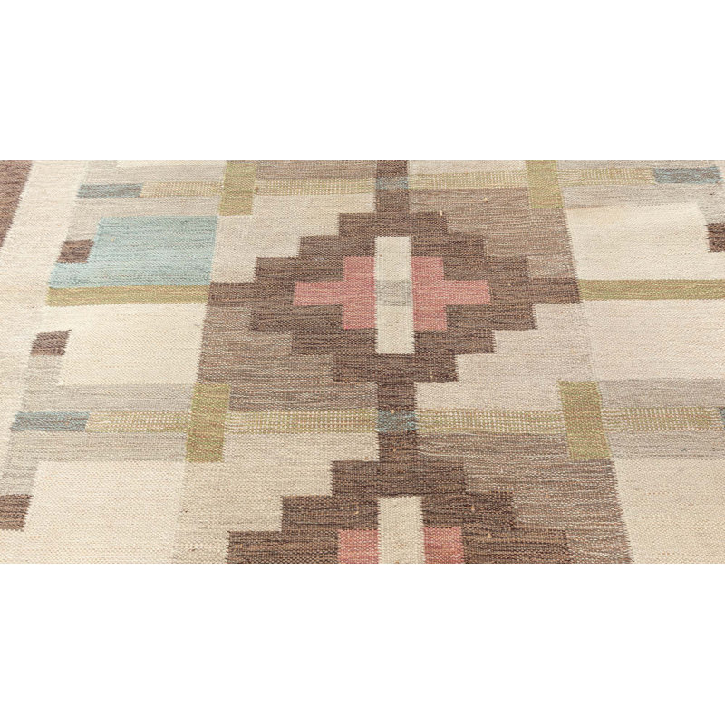 Vintage One-of-a-Kind Rectangle 5'8" X 8' Flatweave Area Rug