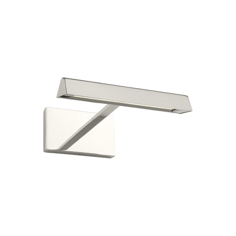 Dessau Dimmable LED Wall Mounted Picture Light, Polished Nickel