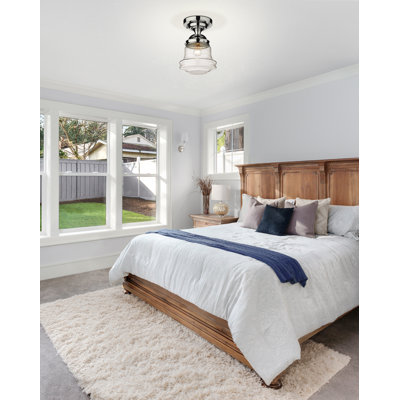 Aelynn Glass Semi Flush Mount