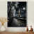 Silver Floater Framed