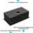33X19x10 Inch Gunmetal Black Kitchen Sink - 16 Gauge T304 Stainless Steel, Undermount With Drain Assembly 16G Steel 33"X19"X10" Black,