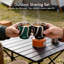 Ensemble de 2 tasses à espresso en acier inoxydable à double paroi de 75 ml Outin