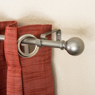 Aariah Metal Adjustable Single Curtain Rod