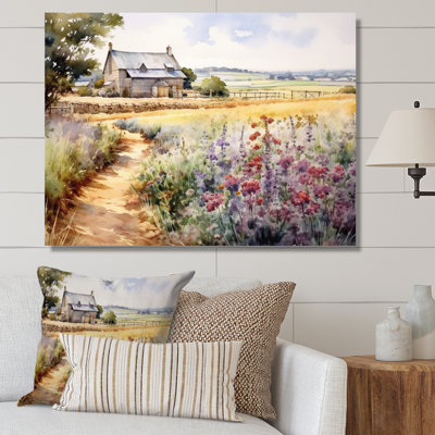 Herbes, jardin à la ferme I - campagne, art mural