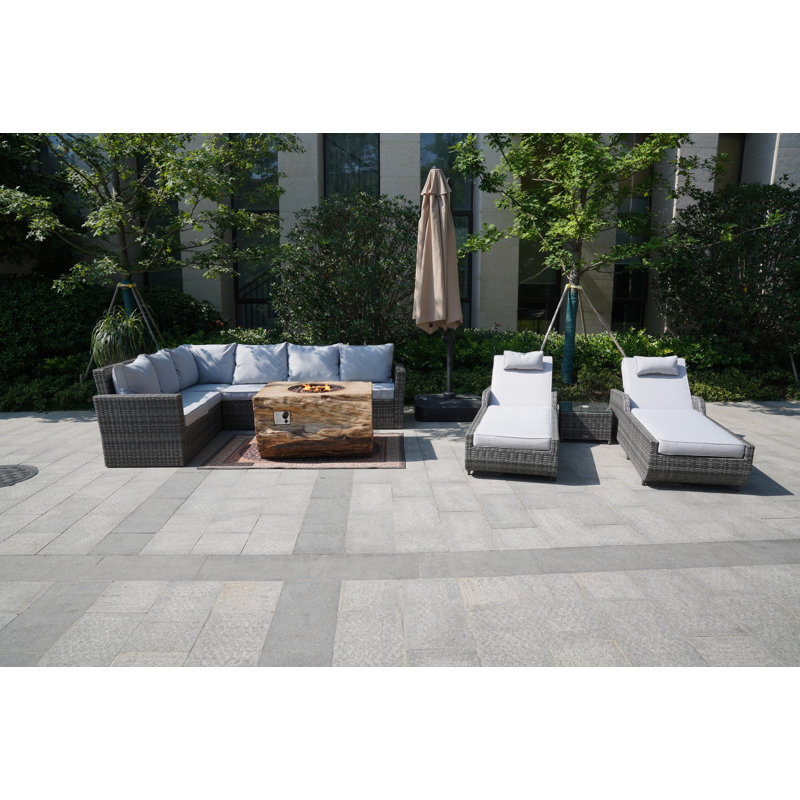 8 - Person Patio Conversation Set with Cushions