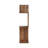 Geralds Mango Wood Geometric Wall Shelf, 33'' Floating Storage Display for Home & Office