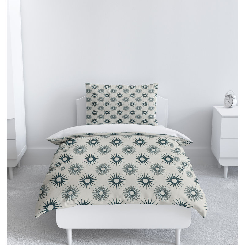 Polyester Abstract Duvet Cover Set, Twin Duvet Cover + 1 Queen Pillowcase