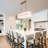 Ajanee 5 Light Linear Square/rectangle Chandelier With White Fabric Hardback Shade - 11.02'' H X 39.37' W-485203006