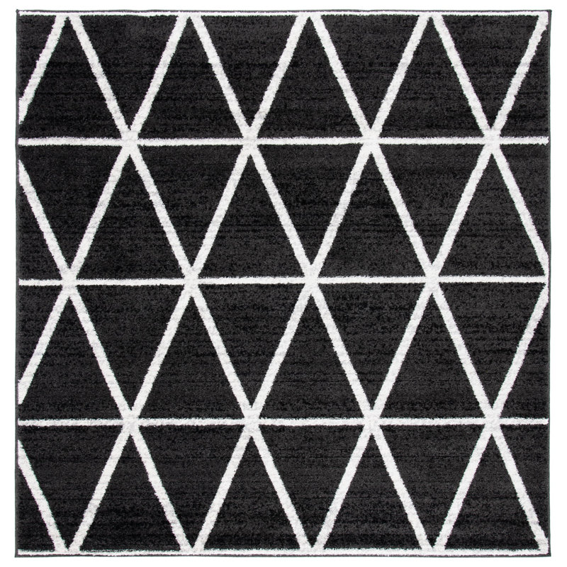 Tapis géométrique Adirondack Performance, Carré 6 pi