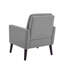 Fauteuil capitonné, fauteuil d'appoint pour l'intérieur