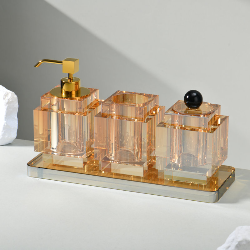 Ensemble d'ambre de 4 pièces, Ambre